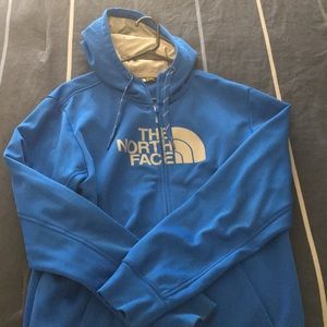 Mens size L The North Face Royal Blue Hoodie